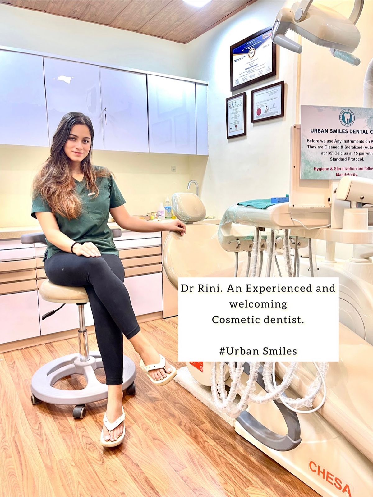 Dr. Rini, Cosmetic & Orthodontic Dentist at Urban Smiles Dental Care Chembur