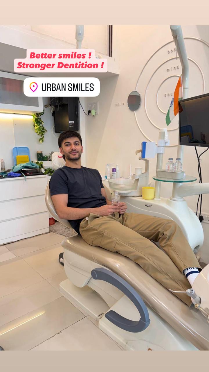 Patient at Urban Smiles Dental Care, Chembur